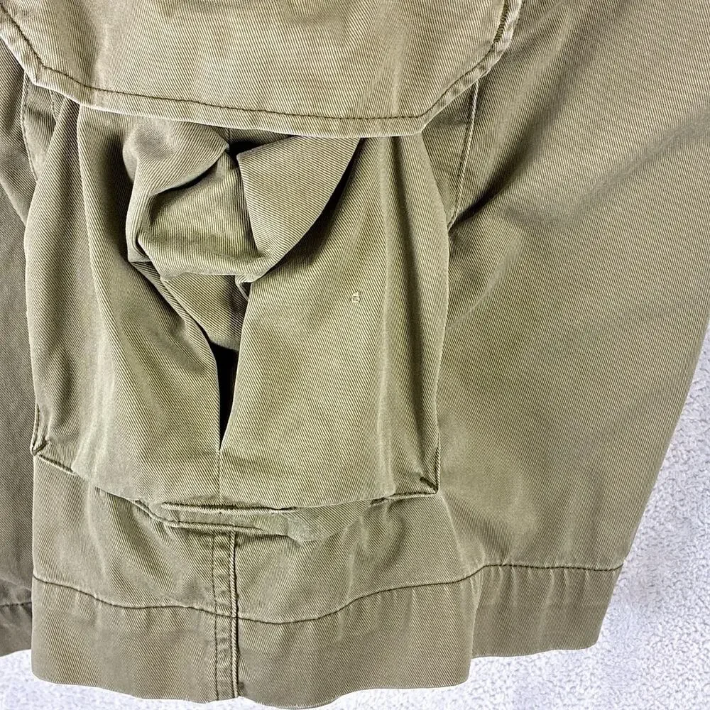VTG Polo Ralph Lauren Cargo Shorts Men 40 Olive Baggy Preppy Grunge Military Y2K